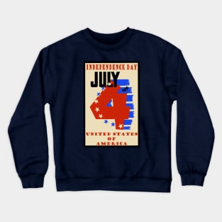 4th of July-Independence day Crewneck Sweatshirt